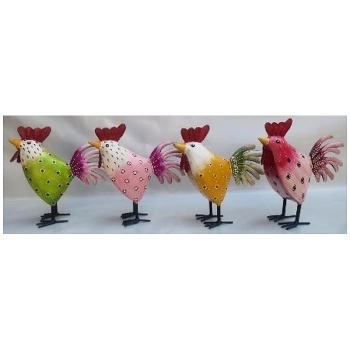 Huhn Kanu, Metall, 22x8x22 cm