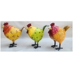 Huhn Kanu, Metall, 25x9x25 cm