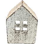 HausWindLicht Valo, weiß, Zement, 10,5x7x15 cm