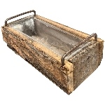 Kasten Bloom, natur, Holz, 30x15x8,5 cm