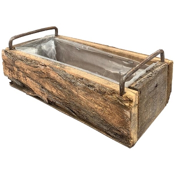 Kasten Bloom, natur, Holz, 30x15x8,5 cm