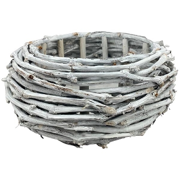 PflanzKorb Willow, Rattan, 28x28x10,5 cm
