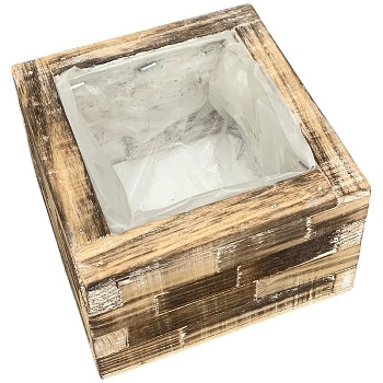 PflanzKastenSet/2 Bloom, 14,5x14,5x10 cm, 24.5x24.5x12 cm