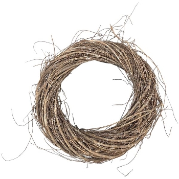 Kranz Willow, natur, Rattan, 25x25x5,5 cm