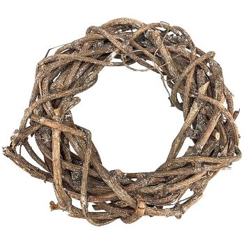 Kranz Willow, natur, Rattan, 20x20x5 cm