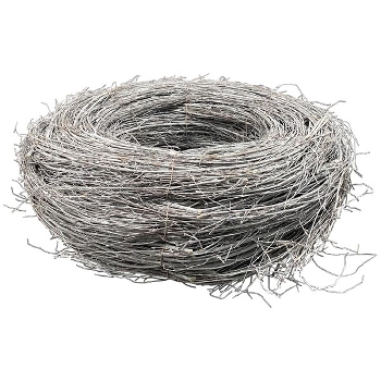 Kranz Willow, weiß, Rattan, 60x60x14 cm