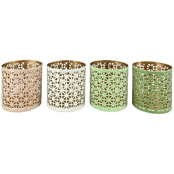 WindLicht Enamel, Metall, 9,5x9,5x10 cm