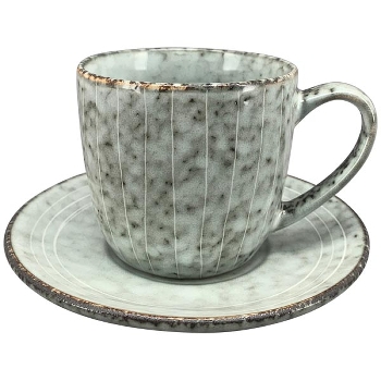 KaffeeTasse mit Teller CHOU, Stoneware