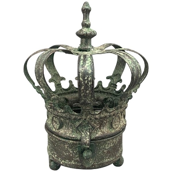 Krone ArtFerro, Metall, 13x12x17 cm
