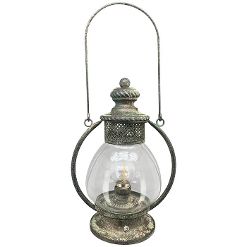 Laterne ArtFerro, Metall/Glas, 19x13x29 cm