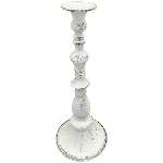 KerzenHalter ClairBlanc, Metall, 13,5x13,5x34 cm