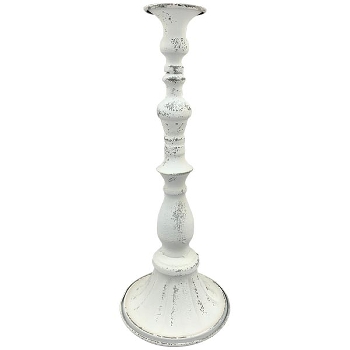 KerzenHalter ClairBlanc, Metall, 13,5x13,5x34 cm
