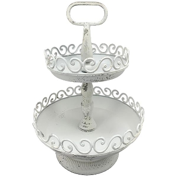 Etagere ClairBlanc, Metall, 29x29x45 cm