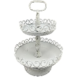 Etagere ClairBlanc, Metall, 29x29x45 cm