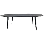 Tisch Sobre, schwarz, Holz, 127x64x42 cm