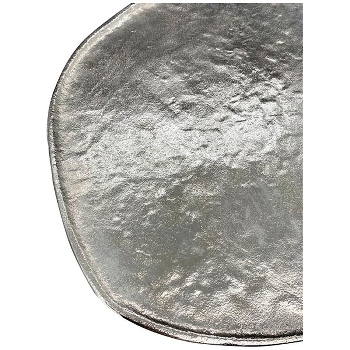 Tisch GROS, silber, Aluminium, 40,5x40,5x41 cm