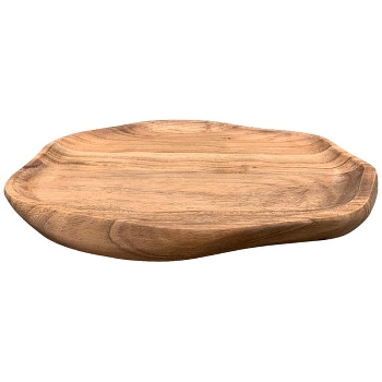 Tablett Dost, natur, Holz, 28,5x29x2,5 cm