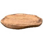 Tablett Dost, natur, Holz, 28,5x29x2,5 cm