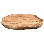 Tablett Dost, natur, Holz, 33,5x33,5x2,5 cm
