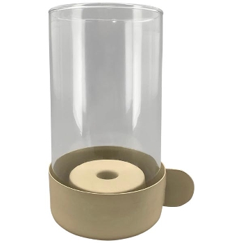 WindLicht Dazz, creme, Metall/Glas, 15,5x12x20 cm