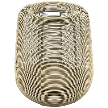 WindLicht Dazz, creme, Metall/Glas, 23x23x24 cm