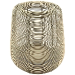 WindLicht Dazz, creme, Metall/Glas, 23x23x24 cm