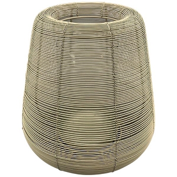 WindLicht Dazz, creme, Metall/Glas, 27x27x29,5 cm