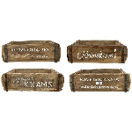 Kasten "KrimsKrams" Antiquité, Holz, 32x14x9 cm