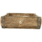 Kasten "Herz" Antiquité, Holz, 32x14x9 cm