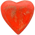 HerzMagnet Dost, rot, Holz, 4x1x4 cm