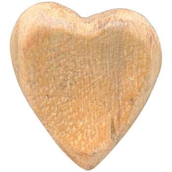 HerzMagnet Dost, natur, Holz, 4x1x4 cm