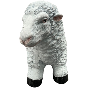 Schaf TARO, weiß, MGO, 36x15x26 cm