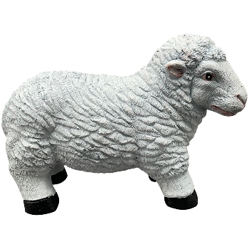 Schaf TARO, weiß, MGO, 36x15x26 cm