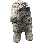 Schaf TARO, grau, MGO, 36x15x26 cm