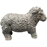 Schaf TARO, grau, MGO, 36x15x26 cm