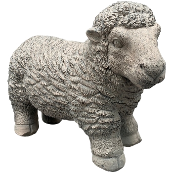 Schaf TARO, grau, MGO, 36x15x26 cm