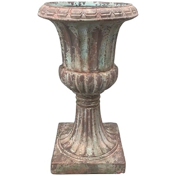 PflanzPokal TARO, grau, MGO, 29x29x50 cm