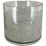 KerzenHalterVase Verrerie, klar, Glas, 25x25x21 cm