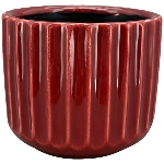 Topf GenT, burgunder, Keramik, 8,5x8,5x7 cm