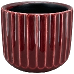 Topf GenT, burgundy, Keramik, 8,5x8,5x7 cm