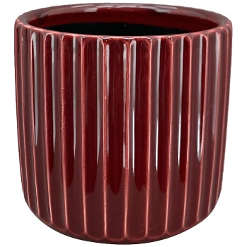 Topf GenT, burgundy, Keramik, 10,5x10,5x10,5 cm
