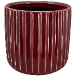 Topf GenT, burgundy, Keramik, 10,5x10,5x10,5 cm