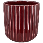 Topf GenT, burgundy, Keramik, 13x13x13 cm