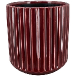 Topf GenT, burgundy, Keramik, 15,5x15,5x16 cm