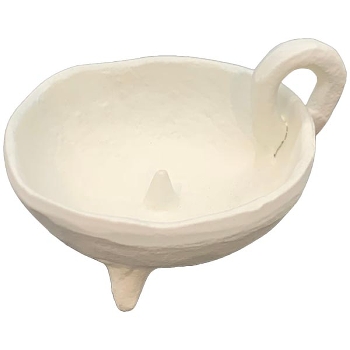 KerzenHalter Dazz, creme, Alu, 11x9,5x6 cm