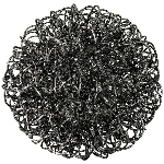 LED Kugel Lumière, schwarz, Alu, 50x50x50 cm
