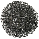 LED Kugel Lumière, schwarz, Alu, 120x120x120 cm