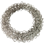 LED Ring Lumière, silber, Alu, 60x17x60 cm