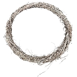 Kranz Willow, Rattan, 55x55x3 cm