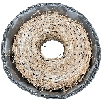 PflanzRingSet/2 Willow, Rattan, 35x35x9 cm, 40x40x10 cm